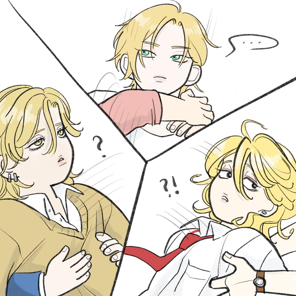 killvard's tweet image. 🌗🍌🧑🏻🏫#bananafish #asheiji #doukyusei #Twilight Out of Focus