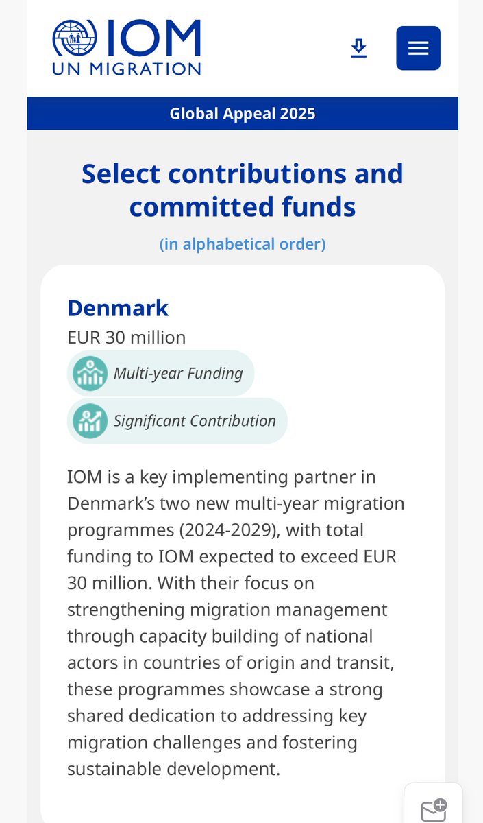 Excited to kick off 2 new strategic programs with IOM 👇 in addition to DK multi-year unearmarked and softly earmarked funding totalling 14 mio USD again in 2025. 🇩🇰-<a href="/UNmigration/">IOM - UN Migration 🇺🇳</a> partnership growing even stronger💪