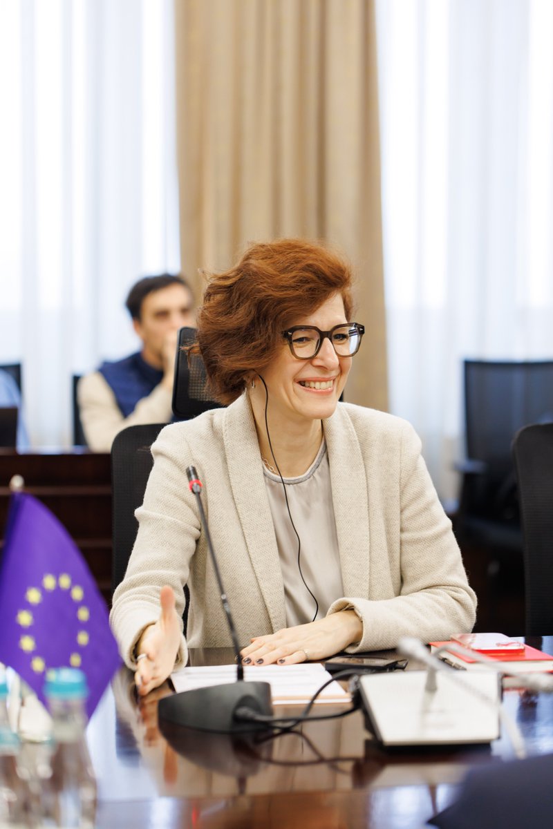 UNDPMoldova's tweet photo. EU &amp; UNDP support Moldova in building a sustainable and modern transport infrastructure. 
At the meeting of the Sectoral Council for External Assistance in Transportation Area, we shared our plans to support better mobility while ensuring reducing of emissions. https://t.co/DH9ZyJBOZ9