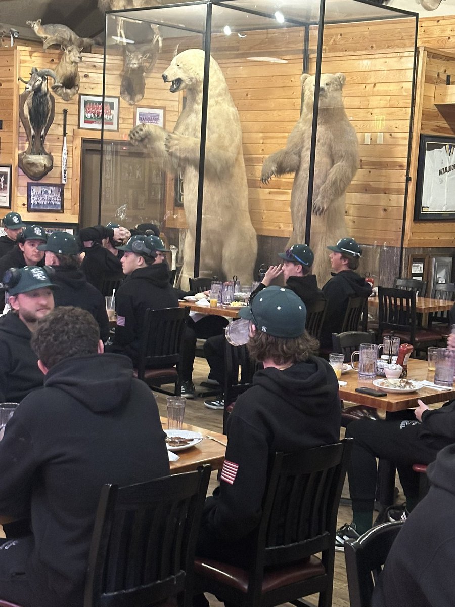 Breakfast at Granzella’s
<a href="/GranzellasInn/">Granzella’s Inn</a> 
#tradition
#bigasspolarbear