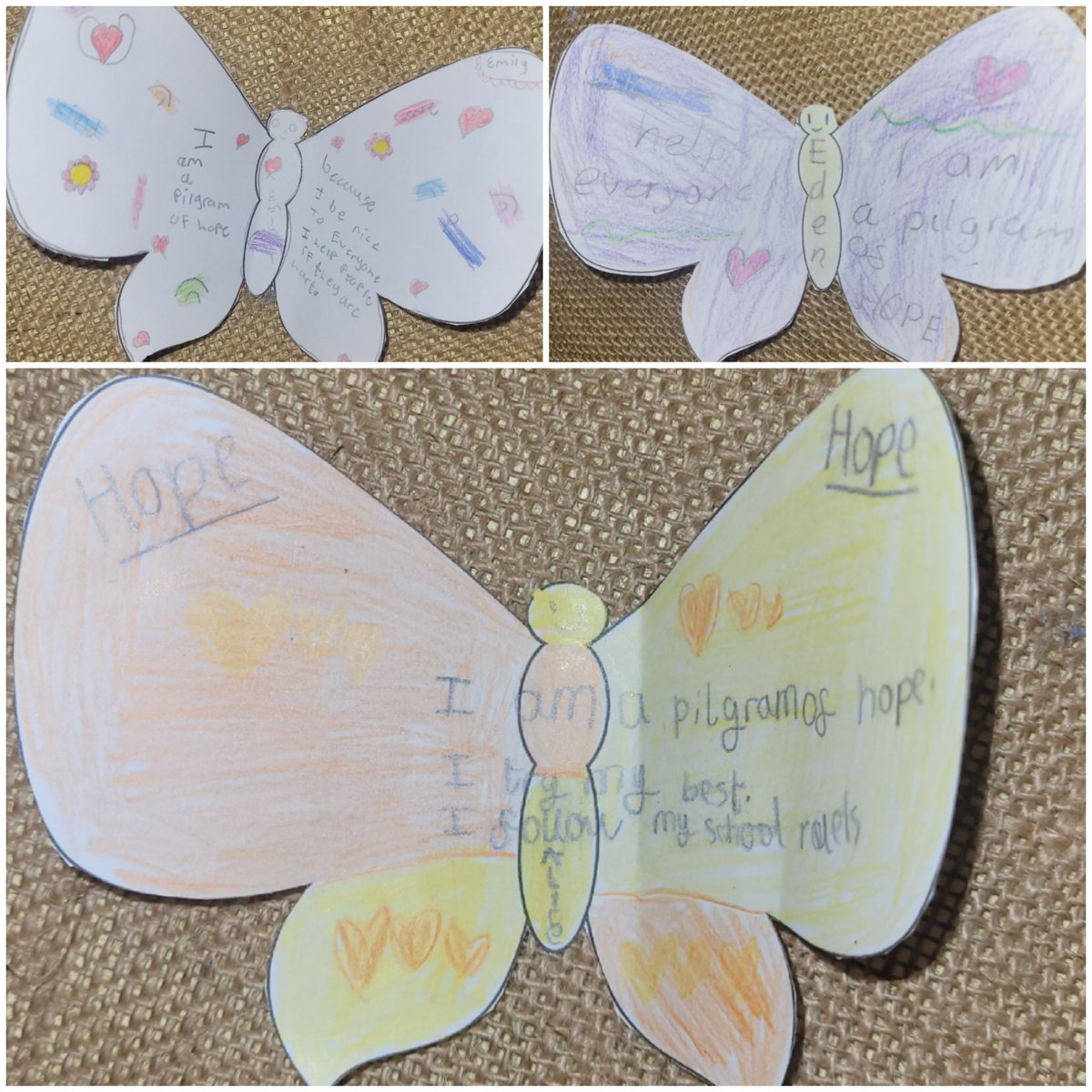 MissTStBrigids's tweet photo. Year 3 have thought carefully about the different ways in which they can be Pilgrims of Hope this Jubilee year @StBrigidsCPS #wearepilgrimsofhope https://t.co/se2EvHzx1h