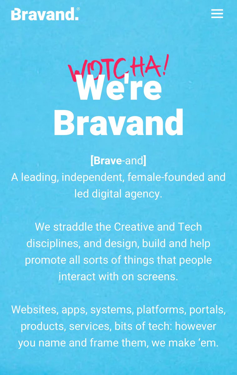 We are thrilled to announce that one of our young people starts their Work Experiance with Bravand next week - a massive thank you to Ross and Jilly 😊 for this opportunity to work with their company 😊