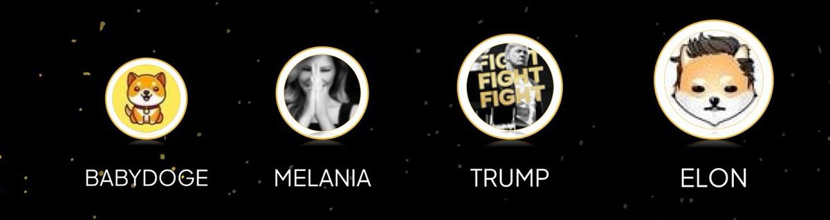 WhaleSatoshi's tweet image. Which #memecoin you think can do #100x PUMP this JANUARY.

$ELON @DogelonMars
$TRUMP @realDonaldTrump
#MELANIA @MELANIATRUMP
#BABYDOGE @babydoge