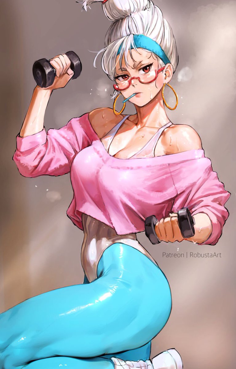 You want muscle mommies? Too bad it’s Ayase Seiko! A muscle granny! 

#Dandadan