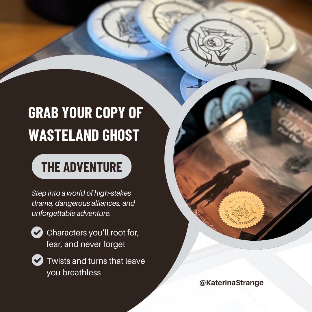 KaterinaStrange's tweet photo. 📖✨ Introducing Wasteland Ghost: Part One—The IT Book You Don’t Want to Miss! 🌫️

Step into a post-apocalyptic world filled with mystery, betrayal, and adventure. This is more than just a story; it’s an adventure that will grip you from the first page and linger long after the last.

Wasteland Ghost is your next obsession. Are you ready to dive in?

[Link in bio to grab your copy!]

#WastelandGhost #MustReadBooks #PostApocalypticFiction #SciFiReads #BookishCommunity #IndieAuthor #AmWriting #WritingCommunity #WriterLife #AuthorLife #WritersOfInstagram #AuthorsOfInstagram #BookTokWriters #SciFiAuthor #CreativeWriting #PublishedAuthor #FictionWriters #WriterSupport #BookMarketing #SelfPublishedAuthor #Storytellers #WritingJourney #WriterGoals #TBRStack #DystopianReads