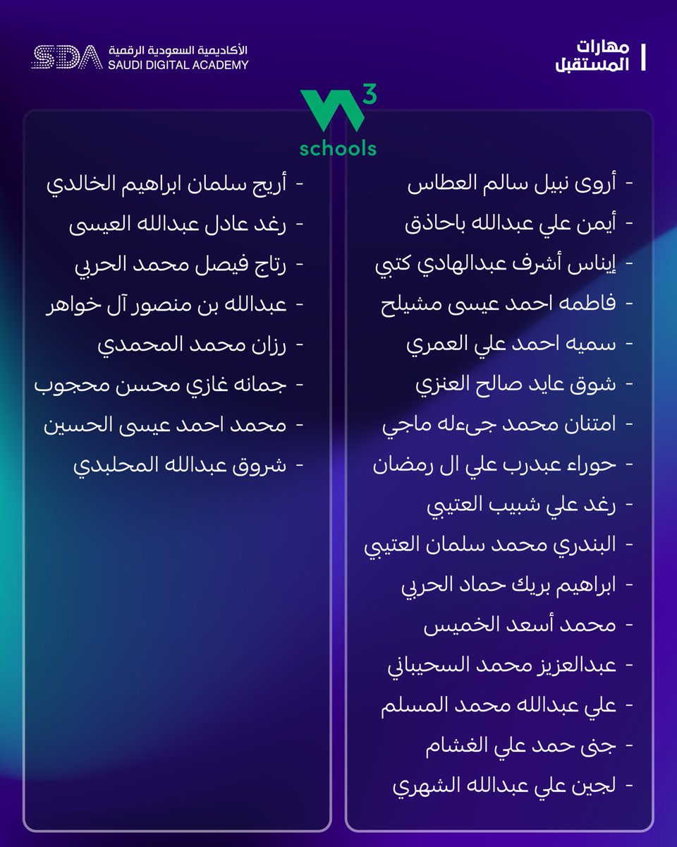 الأكاديمية السعودية الرقمية tweet media