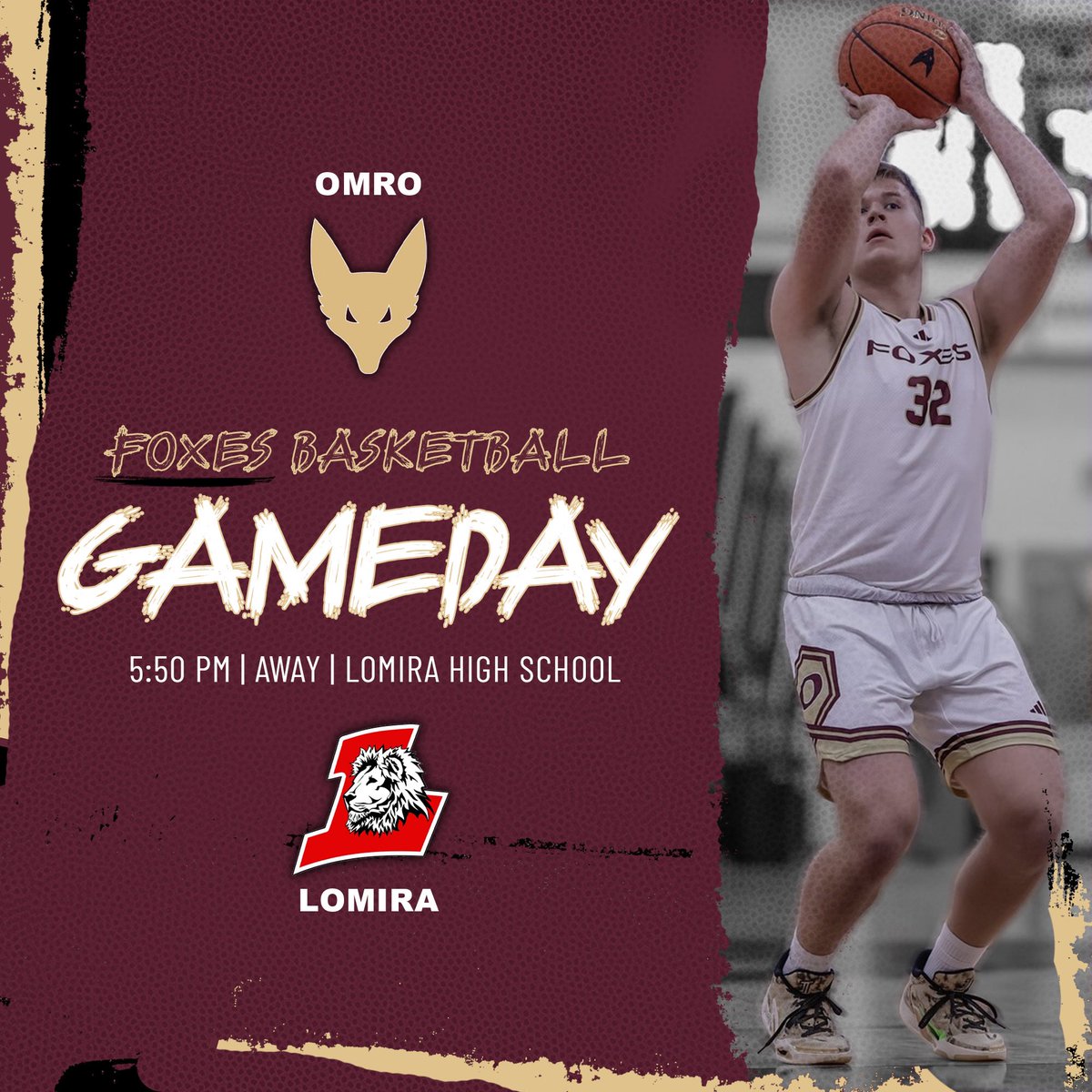 Omro Boys Basketball (@omrobasketball) on Twitter photo GAME DAY🚨
🆚 <a href="/FollowLions/">Lomira - Follow the Lions</a>
⌚️ JV1/JV2 4:40, Varsity 5:50
📍 Lomira High School
💻 fan.hudl.com/usa/wi/lomira/…
#FoxPride GAME DAY🚨
🆚 <a href="/FollowLions/">Lomira - Follow the Lions</a>
⌚️ JV1/JV2 4:40, Varsity 5:50
📍 Lomira High School
💻 fan.hudl.com/usa/wi/lomira/…
#FoxPride