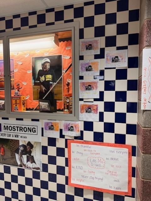LinthicumES's tweet image. Our Kindergarten Tigers learned about the legacy of bravery, optimism and perseverance of local hero Mo Gaba. They contributed to circle maps and wrote sentences to honor Mo Gaba . Their hardwork is on display at #Lindale MS !  #MoStrong #MoGabaDay #BelongGrowSucceed