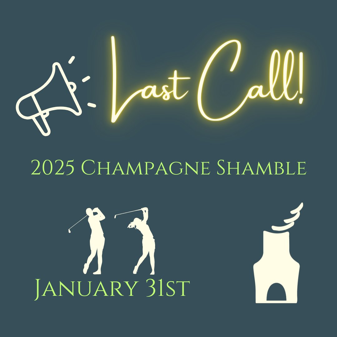 ChimneysGolf's tweet photo. We are one week away from our 3rd Annual Champagne Shamble 🍾 Register your 2-person team today. 🏌⛳ Deadline to register is Thursday, 12pm.  Link in bio: https://t.co/zFrKDjHfXq.

#champagneshamble #chimneysgolfevents #chimneysgolfcourse #golftournament #shamble #golfevent https://t.co/WJrx7vy1TX