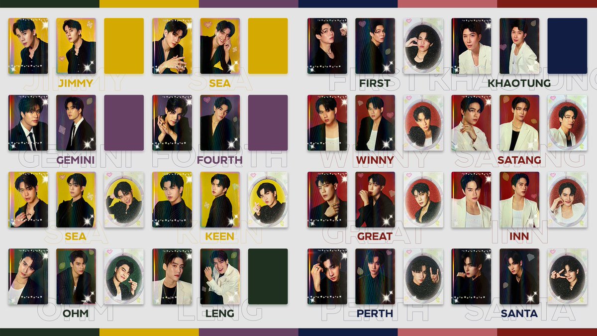 naphavc's tweet photo. BLACK IN COLOR COLLECTIBLE RANDOM CARDS

รวมหน้าการ์ดมาไว้ก่อนค่ะ นำไปใช้หาการ์ดกันได้เลย
ส่วนหน้าการ์ดซีเคร็ทที่เหลือ เดี๋ยวไปล่าที่งานจนกว่าจะครบ
ปล. ใครได้ซีเคร็ทที่ยังไม่มี รบกวนทักมาหน่อยค่ะ
#สนามอ่านเล่น2025xGMMTV https://t.co/CQzBrdbQvE