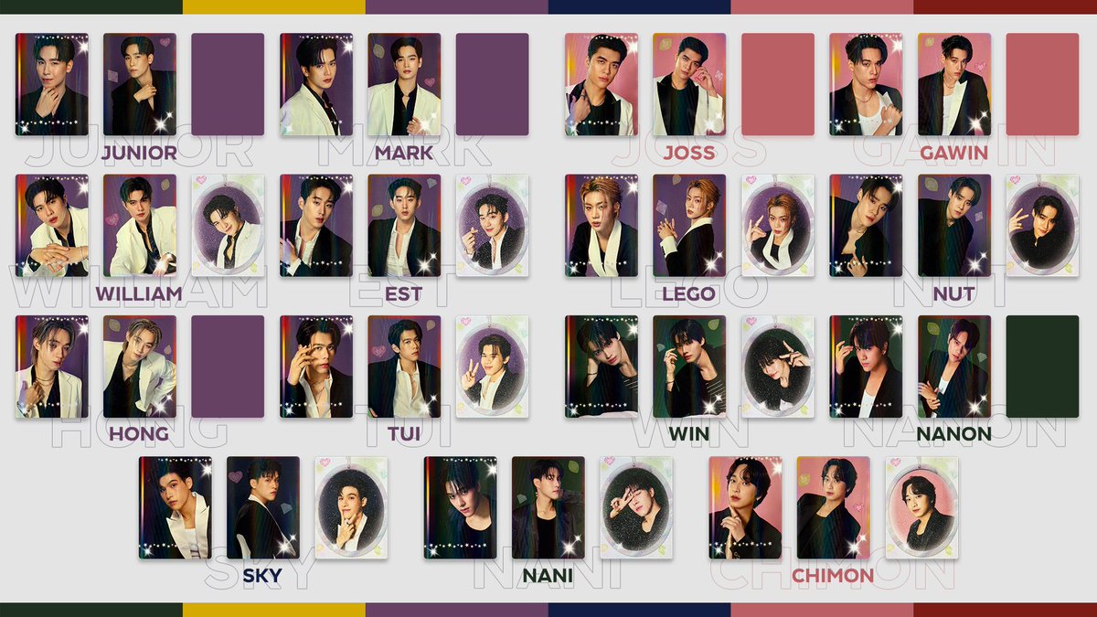 naphavc's tweet photo. BLACK IN COLOR COLLECTIBLE RANDOM CARDS

รวมหน้าการ์ดมาไว้ก่อนค่ะ นำไปใช้หาการ์ดกันได้เลย
ส่วนหน้าการ์ดซีเคร็ทที่เหลือ เดี๋ยวไปล่าที่งานจนกว่าจะครบ
ปล. ใครได้ซีเคร็ทที่ยังไม่มี รบกวนทักมาหน่อยค่ะ
#สนามอ่านเล่น2025xGMMTV https://t.co/CQzBrdbQvE