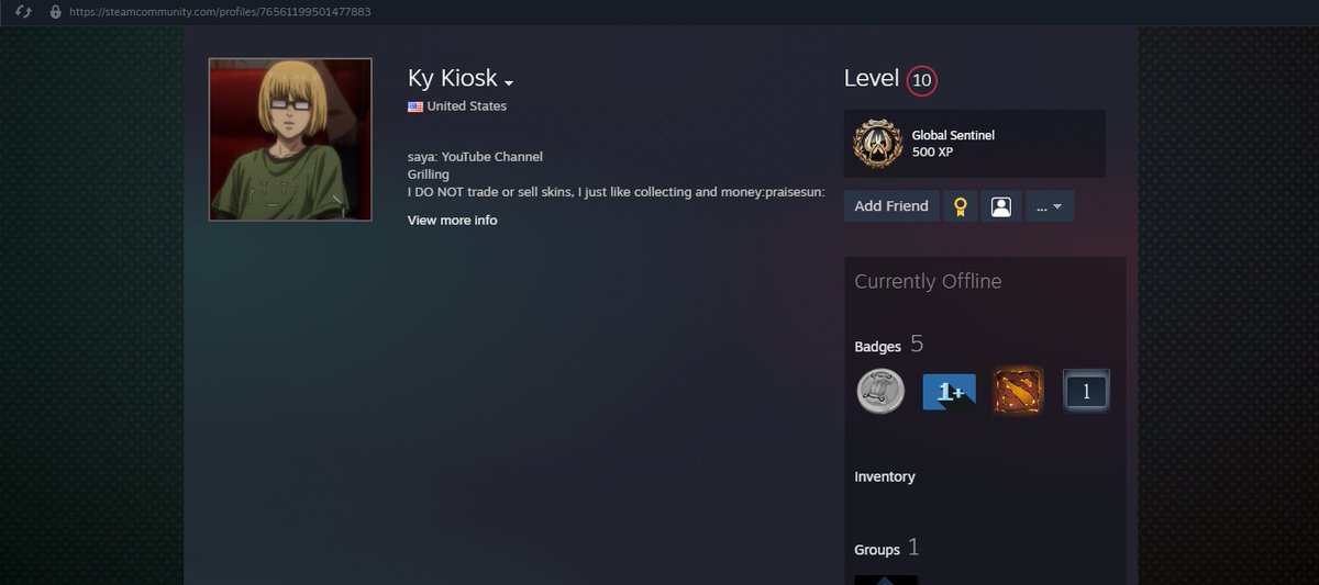 KyKiosk's tweet photo. Some fat greasy retard is trying to impersonate me on steam. If you get hit up by this fake account please block and report them thank you. @valvesoftware @Steam please smite this rat bastard back to the depths of tartarus https://t.co/f7ix0qWwRz