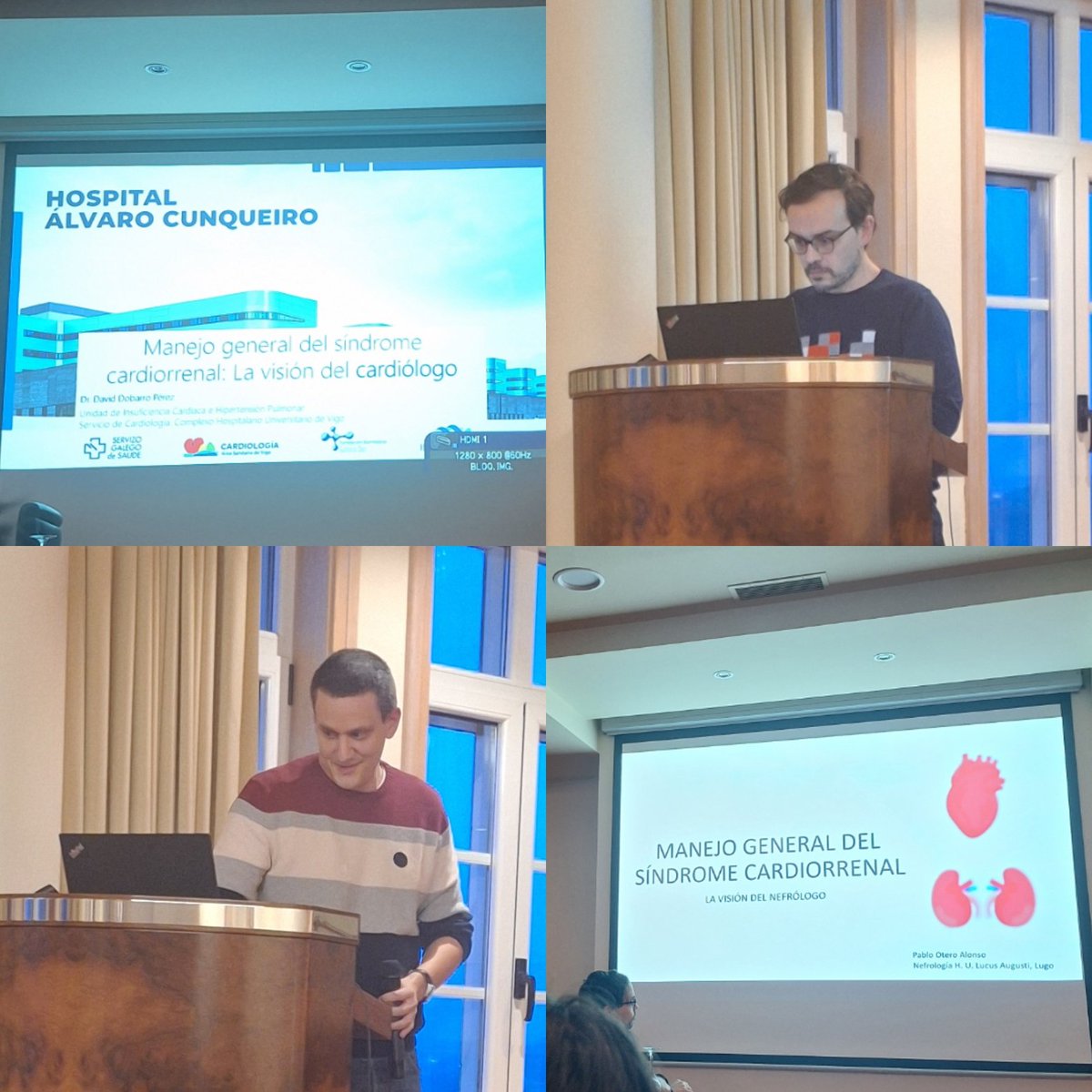 SOGACAR Cardiología (@sogacar_) on Twitter photo Visión del síndrome #cardiorrenal Pablo Otero nefrologo HULA y <a href="/DrDavidDobarro/">David Dobarro</a> cardiologo CHUVI modera <a href="/MG_Crespo_Leiro/">Marisa Crespo Leiro</a> Visión del síndrome #cardiorrenal Pablo Otero nefrologo HULA y <a href="/DrDavidDobarro/">David Dobarro</a> cardiologo CHUVI modera <a href="/MG_Crespo_Leiro/">Marisa Crespo Leiro</a>