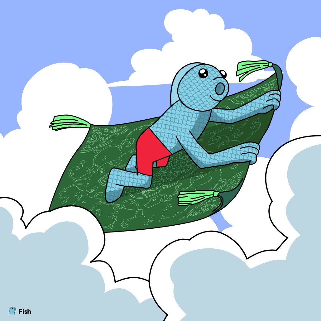 thefishio's tweet photo. Don't be a jinxed jellyfish 🪼, buy $FISH and let me soar so high that I can barely hold on. 🚀 This $FISH can swim, fly, and so much more! 🌊 Join us now and dive into https://t.co/1G48DeG53R ✅

🎣 #HowMuchIsTheFish #crofam
#cryptocom #bornbrave #fftb https://t.co/9sYIVqM47K