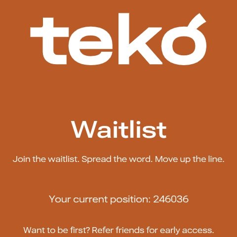 RUgwumba17463's tweet photo. Join $Teko finance wait-list....u are early
✅ Submit email to join waiist don't miss out

https://t.co/VvmtBklMFt https://t.co/DCn3o0oM3m