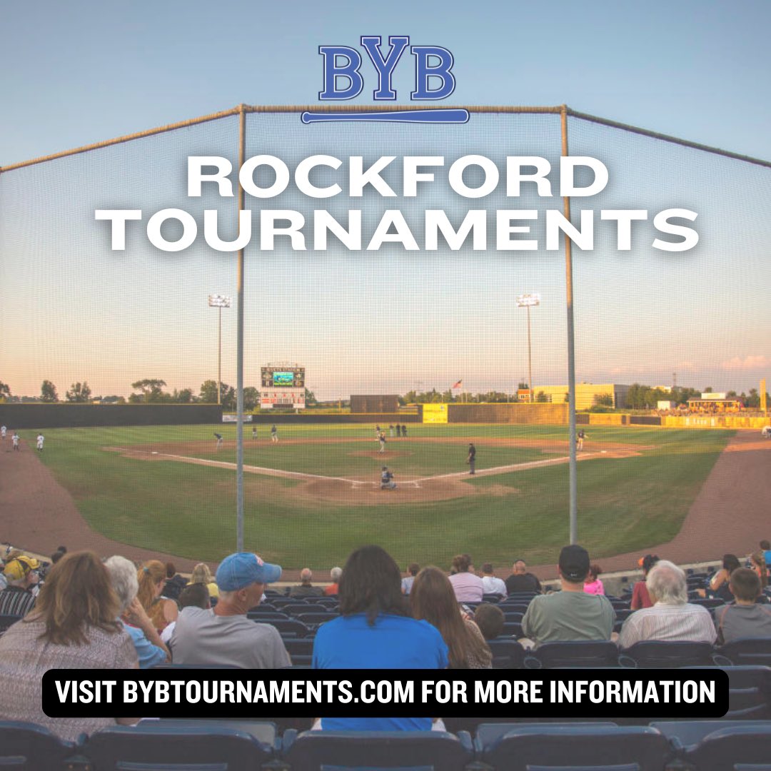 Our Rockford tournament schedule for 2025 is available! 

The first 4 teams registered in each division are guaranteed a game at the Rivets Stadium, don’t miss out! 

Full Rockford Schedule: tinyurl.com/BYBROCKFORD

2025 Tournament Schedule: tinyurl.com/BYB2025