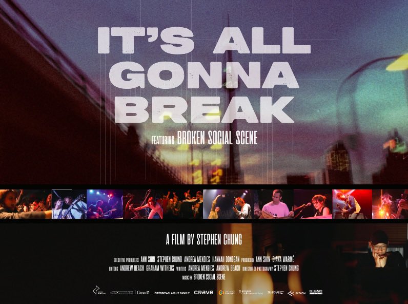 Our documentary, It’s All Gonna Break, premieres in Toronto tonight &amp; tomorrow at Hot Docs.

Limited tickets available:
hotdocs.ca/whats-on/films…