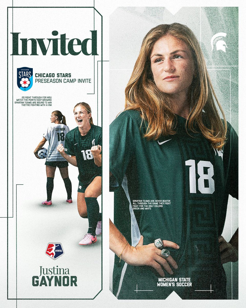 One of the best to ever do it in the Green &amp; White is headed to Chicago for pre-season camp!

 NWSL 🤝 <a href="/justinagaynor/">justina gaynor</a>