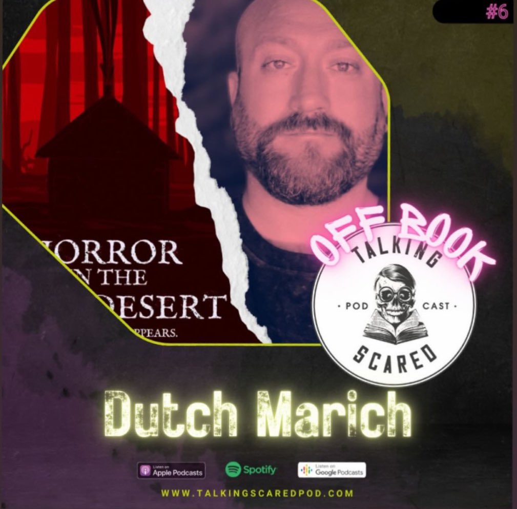 Dutch Marich (@dutchmarich) on Twitter photo Had a fantastic time on <a href="/TalkScaredPod/">Talking Scared Podcast</a> this week. It was an honor. Recent guests have included horror royalty Stephen King, Mike Flanagan, Kate Siegel and Paul Tremblay. We had a fun chat about lore, growing up in a mining town, and more. Listen wherever you get your podcasts. Had a fantastic time on <a href="/TalkScaredPod/">Talking Scared Podcast</a> this week. It was an honor. Recent guests have included horror royalty Stephen King, Mike Flanagan, Kate Siegel and Paul Tremblay. We had a fun chat about lore, growing up in a mining town, and more. Listen wherever you get your podcasts.