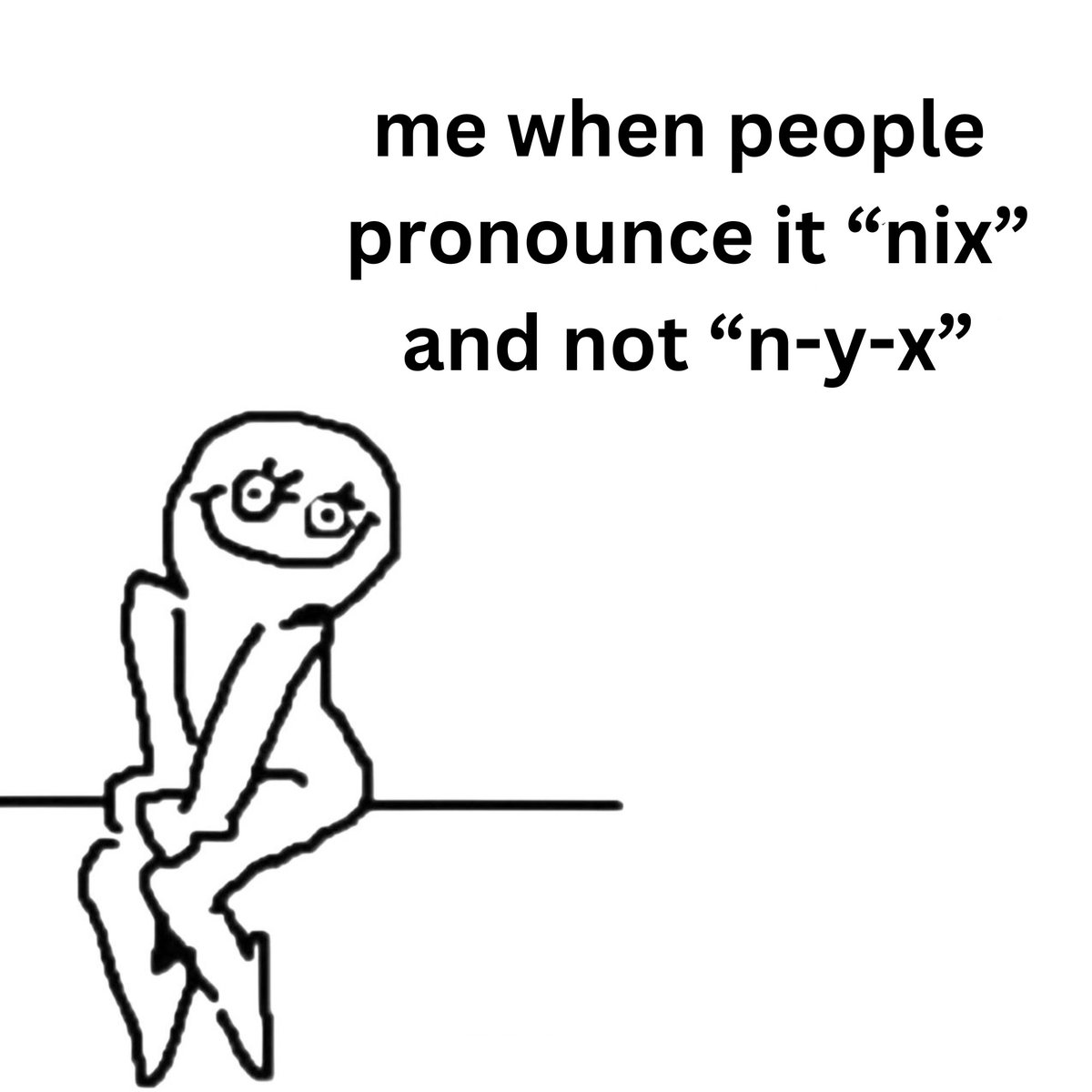 here’s ur first reminder of the year: it’s pronounced nix not n-y-x