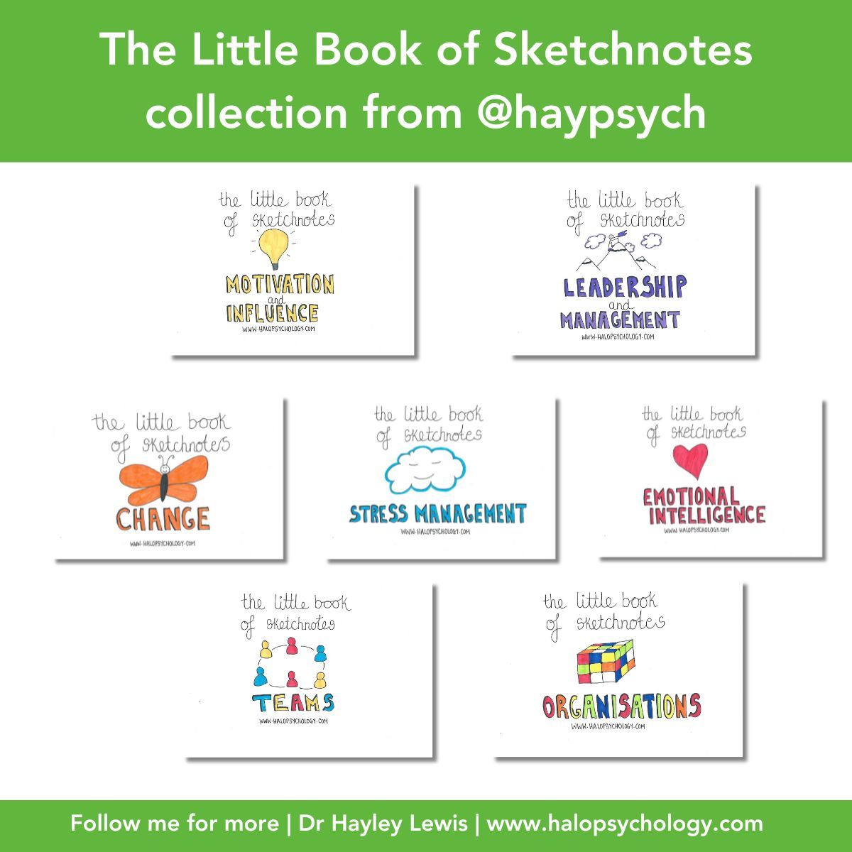 More than 200 of my #sketchnotes are in a collection of 7 #ebooks covering topics including #change #leadership #stressmanagement and #motivation

You can request any of them for FREE via this link 👉 buff.ly/2PO5WLd