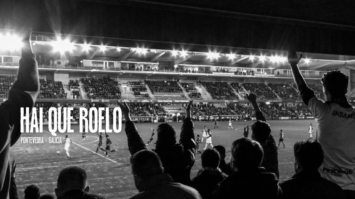 footyheritage's tweet photo. ✍️Words: Gil Pereira // @gil_pereira8 

'Hai Que Roelo': You Must Gnaw It.

This is the motto of Pontevedra CF.

Their fans have had reason to celebrate, as they took scalp after scalp in this seasons' Copa del Rey before being knocked out last Sunday.

https://t.co/UUOPHiQUjF https://t.co/ePd5LQiv2x