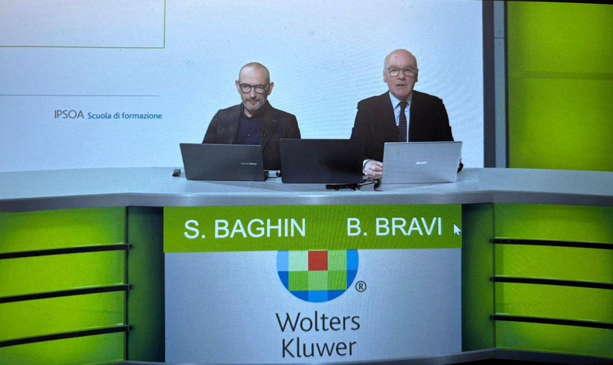 Ieri ho avuto il piacere di partecipare, in qualità di relatore, insieme a Simone Baghin, alla terza giornata di PAL #Lavoro di <a href="/Wolters_Kluwer/">Wolters Kluwer</a> in tema di novità di inizio anno 2025
#formazione e #aggiornamento