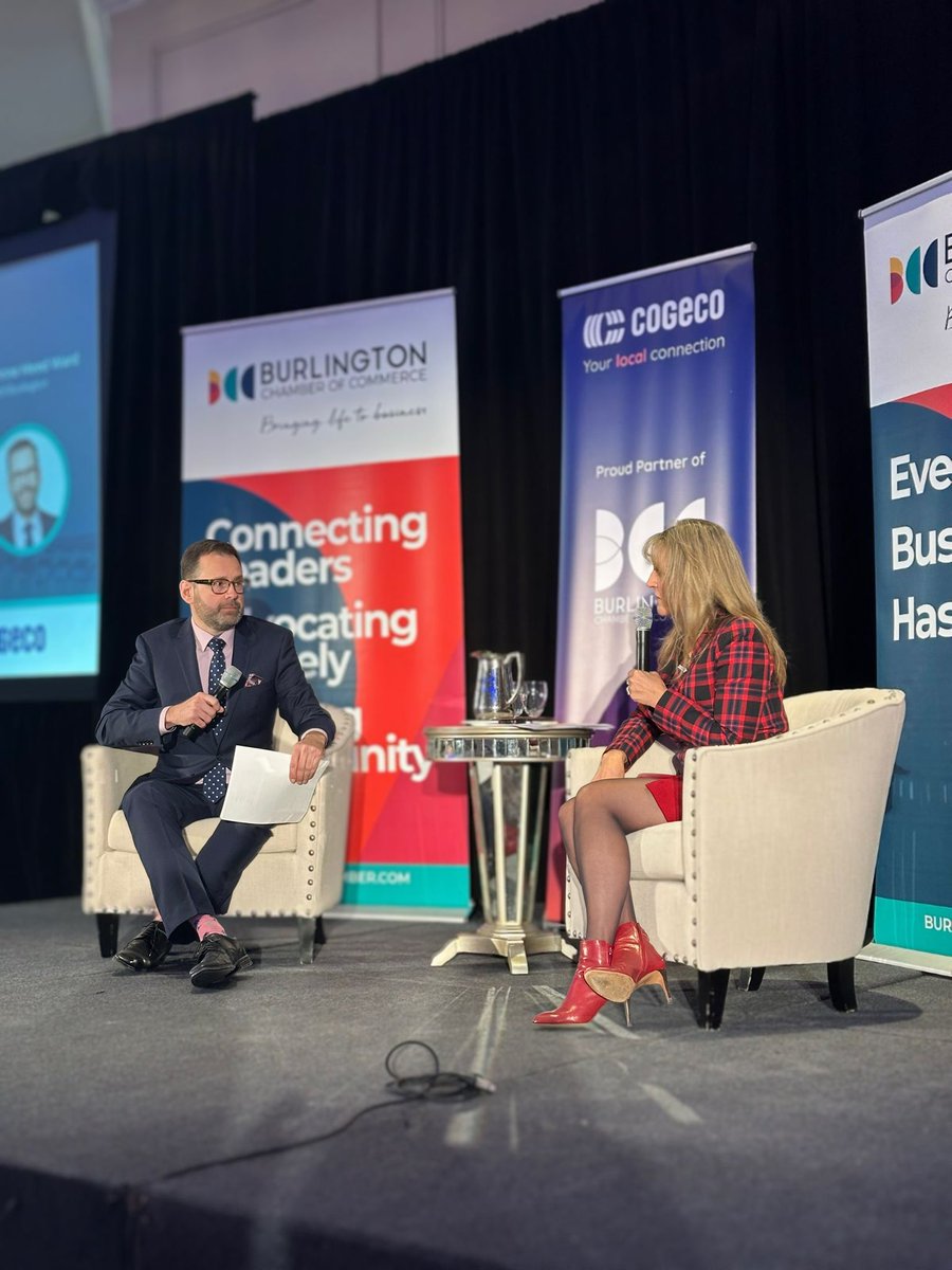 burlingtoncofc's tweet photo. What an amazing turn out at the Mayor’s State of the City Address!

Thank you to everyone who attended, to city staff and councillors for your support, to our sponsors who made this event possible, and to @MariannMeedWard for sharing your insights with our community.✨

#BurlON https://t.co/msgCURFYiA