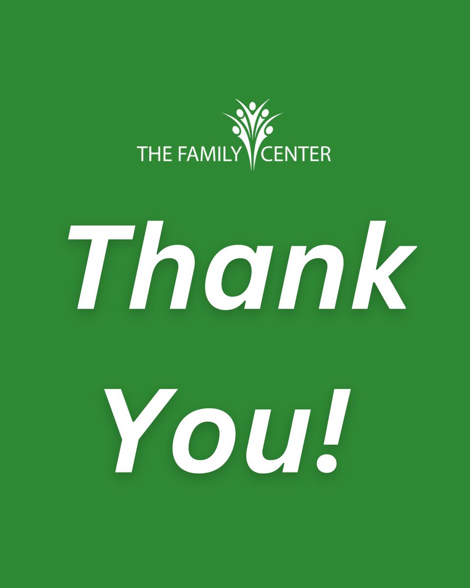 As we welcome 2025, The Family Center is deeply grateful to everyone who supported our year-end fundraising campaign. 💚 Your generosity made a lasting impact in the lives of our clients. Stay connected with us by signing up for our newsletter today: bit.ly/signuptfc!