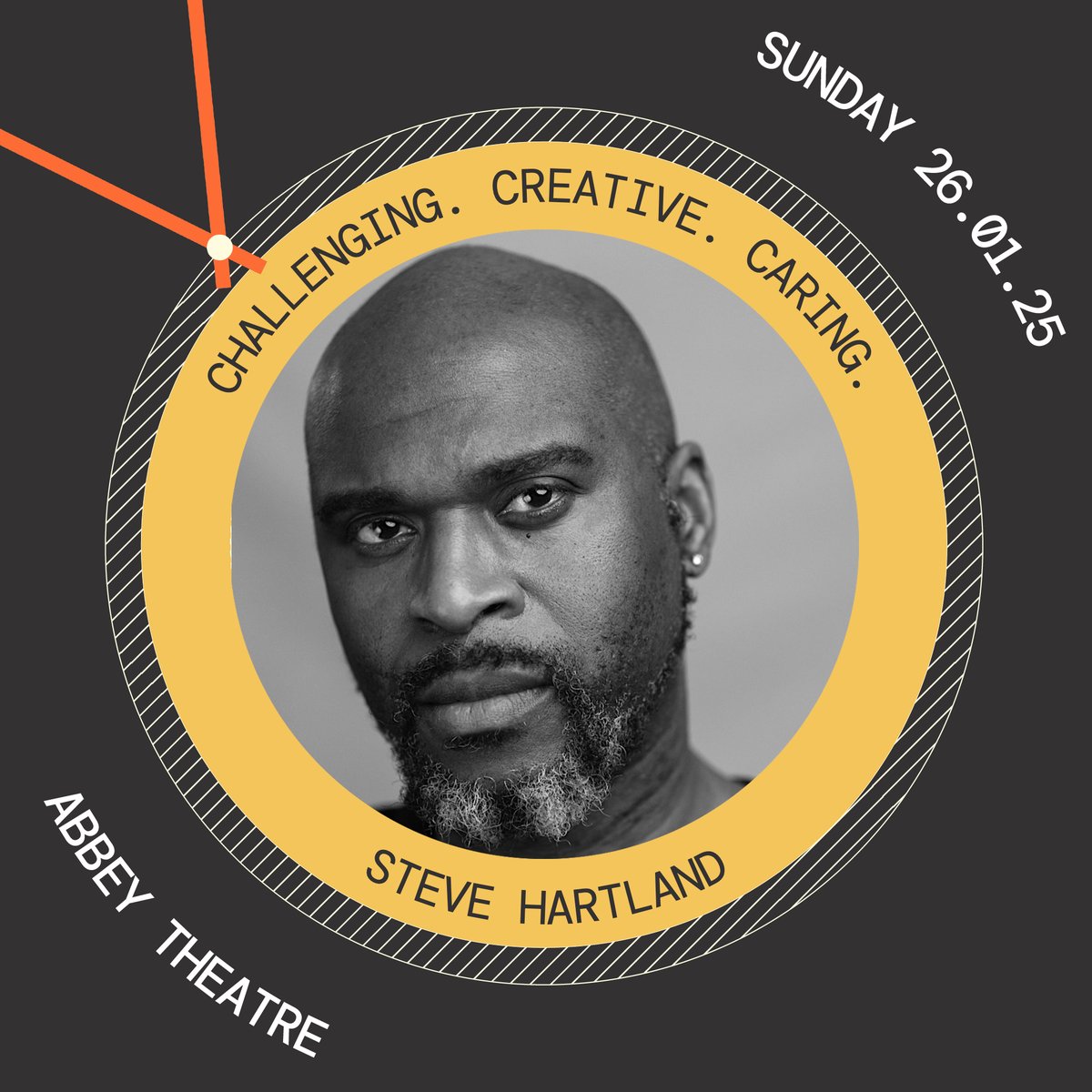 We are delighted to have Steve Hartland join our wonderful cast of actors this year.

"I look forward to making a contribution in the company of such esteemed talented actors and directors, and making new exciting connections."

Tickets: abbeytheatre.ie/whats-on/2025-…
