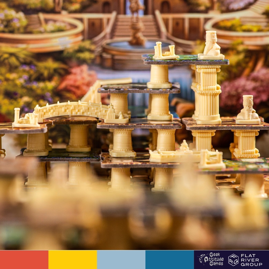 🏛️💐Build a three-dimensional version of the Hanging Gardens of Babylon!💐🏛️

🙌In 𝗕𝗮𝗯𝘆𝗹𝗼𝗻 by <a href="/GeekAttitude/">Geek Attitude Games</a>, available online and in your local game store!🙌

2-4 players | Ages 8+ | 40-60 minutes