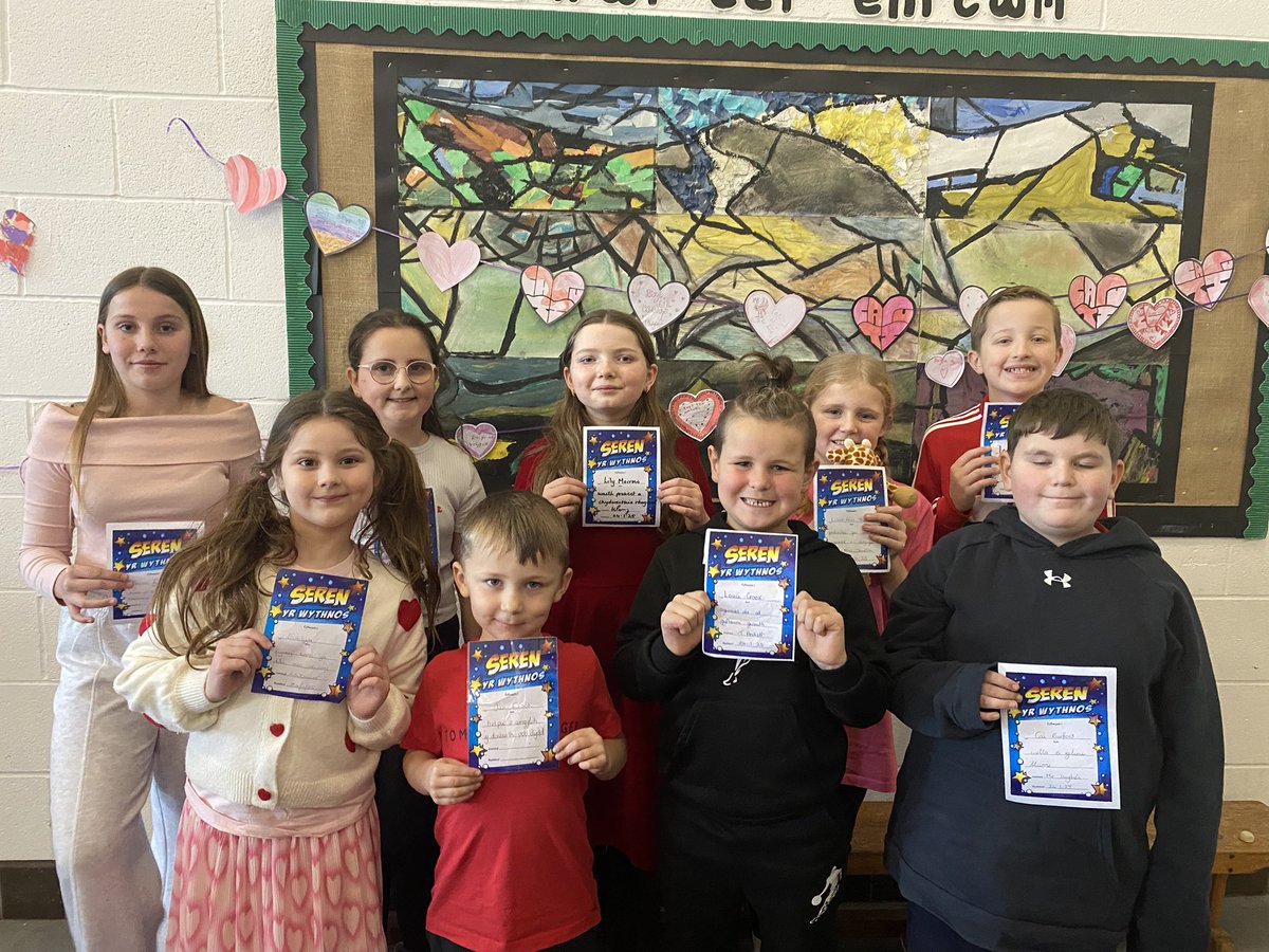 🌟Sêr yr wythnos 🌟 Da iawn i bob un 👏🏻<a href="/childcomwales/">Comisiynydd Plant | Children's Commissioner Wales</a>
