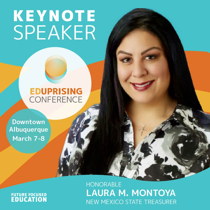 Join students, educators, and community to explore New Mexico's innovative approaches at EdUprising 2025. Don’t miss New Mexico Treasurer Montoya’s keynote address! Register now: 
web.cvent.com/.../bd76b573-1…