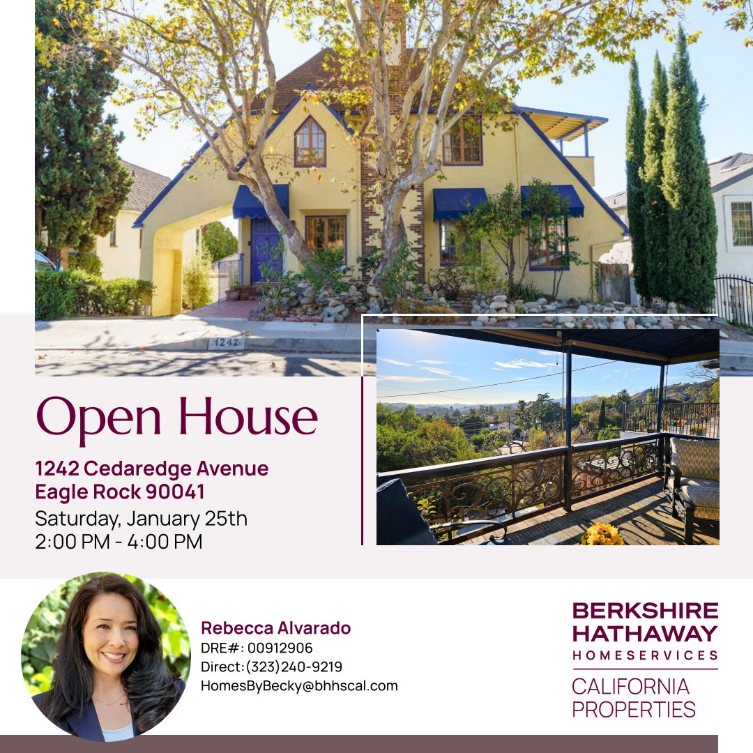 RebeccaSellsLA's tweet photo. 🏡✨ Step into the charm of the past with this stunning 1926 character home in the heart of Eagle Rock! Boasting three spacious bedrooms, 2.25 baths, and a unique blend of vintage details, this home is a true treasure. Warm wood floors and a cozy vintage fireplace create a... https://t.co/anrTxQhjzA