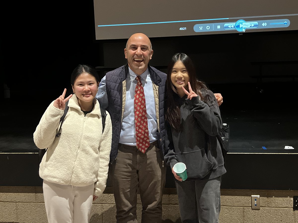 RepJimmyPanetta's tweet photo. Inspired by the creativity and hard work of local students during their documentary film festival. Their thoughtful entries for the C-SPAN #StudentCam competition on "A Message to the President" highlight critical issues to their generation and beyond. https://t.co/omsHflh5fR