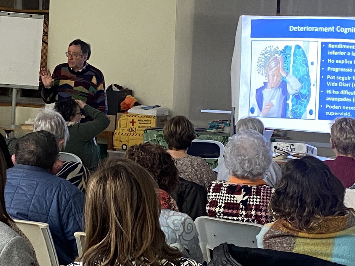 mrey3004's tweet photo. Parlem de recursos des del deteriorament #cognitiu lleu fins a la #demència greu, amb el Dr. Miquel Aguilar
A la @FCLP_Fundacio #sabadell https://t.co/n0ucw9gz9v