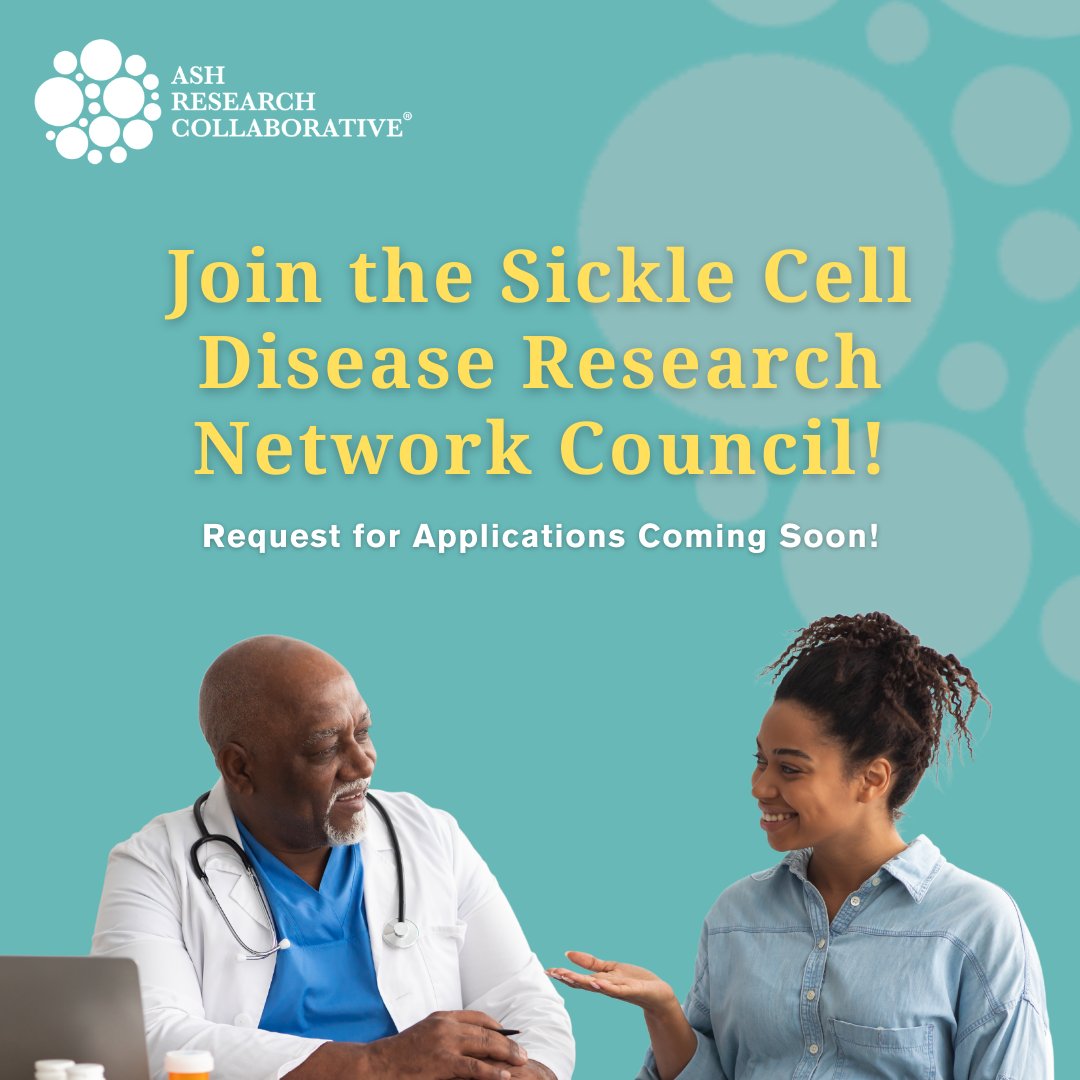 📢 Attention SCD Research Sites! ASH RC is calling for applications to join the SCD Research Network Council &amp; help advance #SCD therapeutics &amp; care starting Feb 10, 2025! 📅 

🔗 Join the distribution list to receive more info: ow.ly/nPgQ50UMKzp 

#SickleCell #hematology