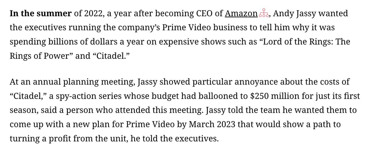 RobDonnelly47's tweet image. Why have TV shows gotten so ridiculously expensive to produce? I would have thought the cost of CGI / special effects would go down as tech improved, but it seems like they've gone up instead.