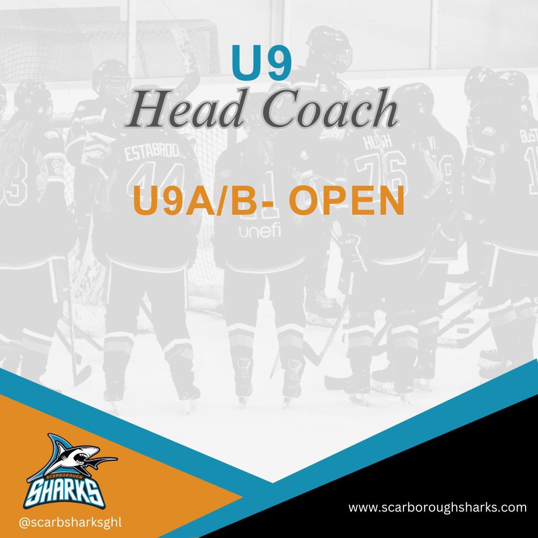 ScarbSharksGHL's tweet photo. 🦈 Exciting news, Sharks family! 🏒 
We're thrilled to announce our rep coaching lineup for the 2025-2026 season! Our dedicated coaches are ready to lead our young athletes to new heights. Check out our website for the full roster of amazing coaches this year. https://t.co/fjpGCU4OZz