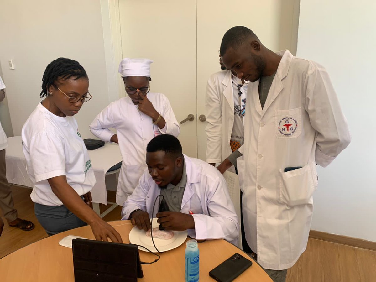 SOCIÉTÉ CAMEROUNAISE D’ANESTHÉSIE RÉANIMATION (@cmrscar) on Twitter photo Low fidelity simulation of Needling session with chiken😃
#WDRAPM25
<a href="/MinsanteCMR/">MinsanteCameroun</a>
<a href="/ASCOVIME_Sim/">ASCOVIME Simulation Center</a>
<a href="/AFSRA10/">AFSRA</a>
<a href="/ESRA_Society/">ESRA | European Society of Regional Anaesthesia</a>
<a href="/ButterflyNetInc/">Butterfly Network</a> Low fidelity simulation of Needling session with chiken😃
#WDRAPM25
<a href="/MinsanteCMR/">MinsanteCameroun</a>
<a href="/ASCOVIME_Sim/">ASCOVIME Simulation Center</a>
<a href="/AFSRA10/">AFSRA</a>
<a href="/ESRA_Society/">ESRA | European Society of Regional Anaesthesia</a>
<a href="/ButterflyNetInc/">Butterfly Network</a>