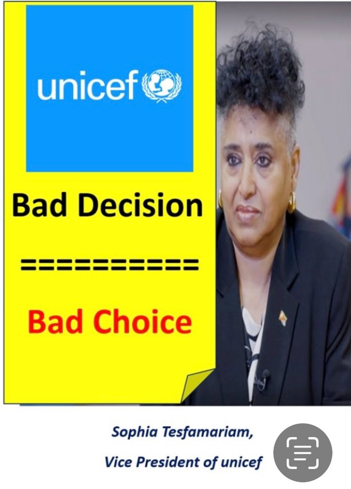 ElizabethTecle's tweet image. #UNICEF Sofia Tesfamariam is a key spokesperson for #Eritrea&apos;s regime, which enforces indefinite national service on underage girls &amp;amp; perpetuates child abuse. Her appointment as #UNICEF VP, an organization meant to protect children, is deeply troubling!…