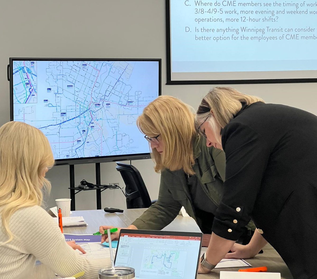 Today, we hosted a forum to discuss Winnipeg Transit's 2025 System Map and its impact on manufacturers. Thank you to all who participated! Your feedback is crucial in building a more accessible transit network.
Subscribe to our Newsletter here: lnkd.in/gbPyBsgJ