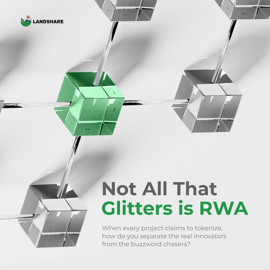 🚨 Let’s talk about real tokenization and #RWA

Every time a trend takes off, projects rush to cash in on the shiny new buzzwords: RWA, AI, DePIN… You name it.

But here’s the thing:
👉 Slapping #RWA on a project doesn’t make it real-world tokenization.

Tokenization is not just