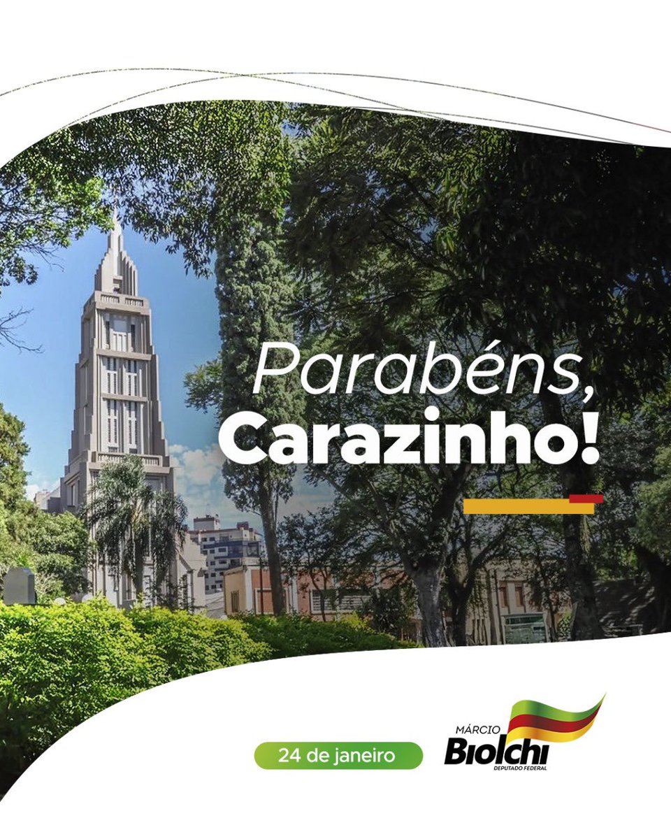A sexta-feira tem um significado especial. Carazinho, minha terra natal, completa 94 anos. Cidade em que nasci, me criei, aprendi e fiz muitos amigos.

Para mim é uma alegria imensa poder retribuir tudo que Carazinho me proporcionou com trabalho e recursos para importantes ações