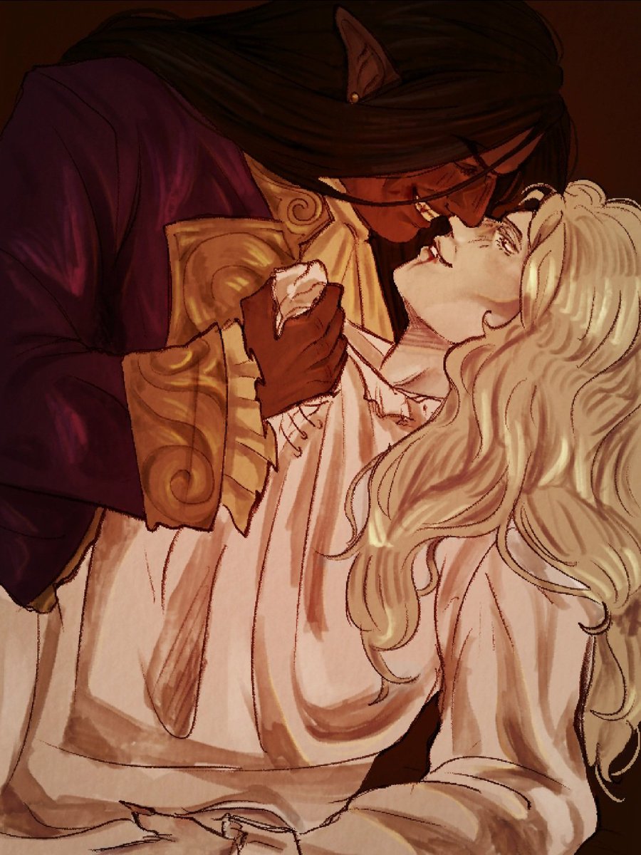 Hyperfixating on the most nonexistent ship ever💔

#olrox #alucard #castlevania
