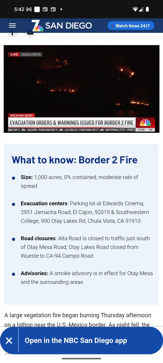 deptraibrucie's tweet image. Fire growing to 1000 acres overnight #borderfire2 #sandiego