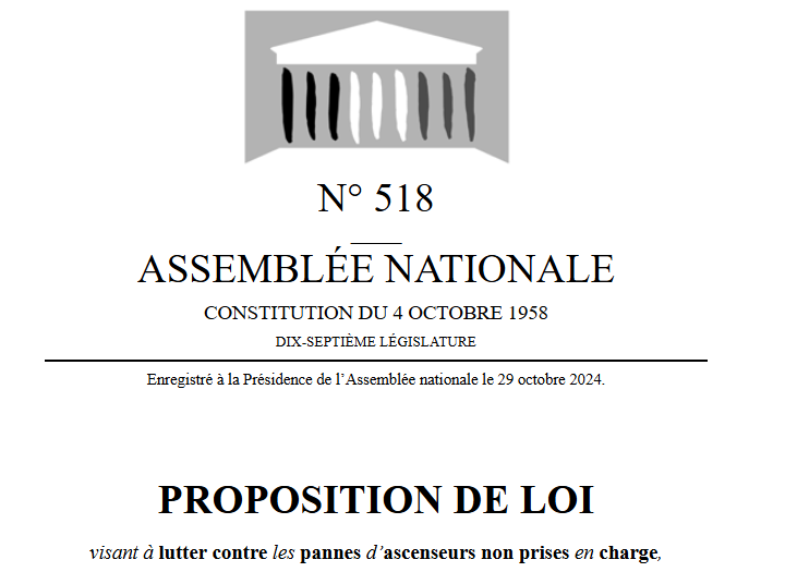 Il faut lire cette proposition de loi du PS ⤵️ sur la maintenance des ascenseurs pour comprendre dans quel délire technocratique la France est tombée. Les contraintes fixées sont telles qu'en quelques mois, les tarifs vont exploser ou les contrats ne seront pas renouvelés,