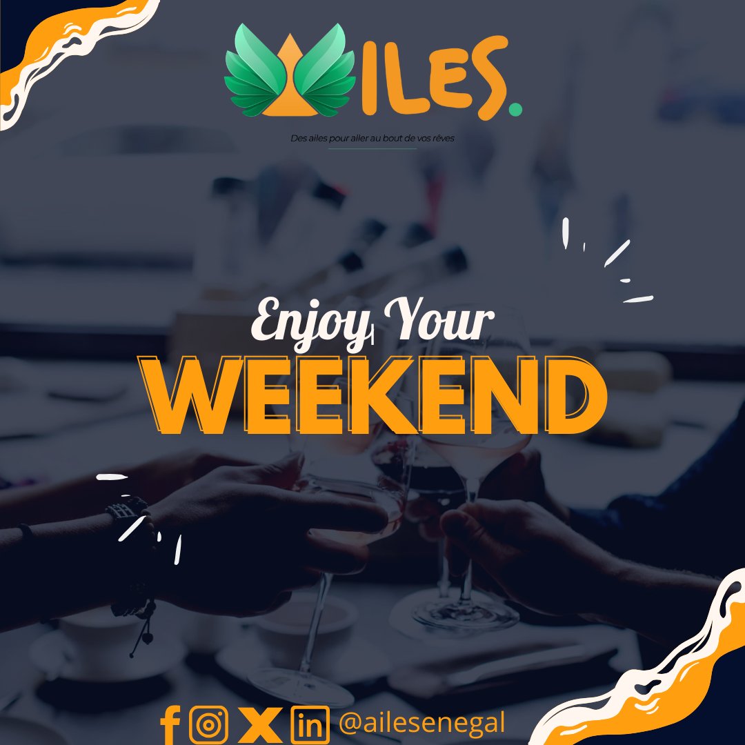 C’est la fin de la semaine, le moment attendu.
Connaissez vous une personne heureuse de voir le week-end se pointer ??
Mentionnez-la et profitez de sa bonne humeur!!
#enjoy #ailes #positivité