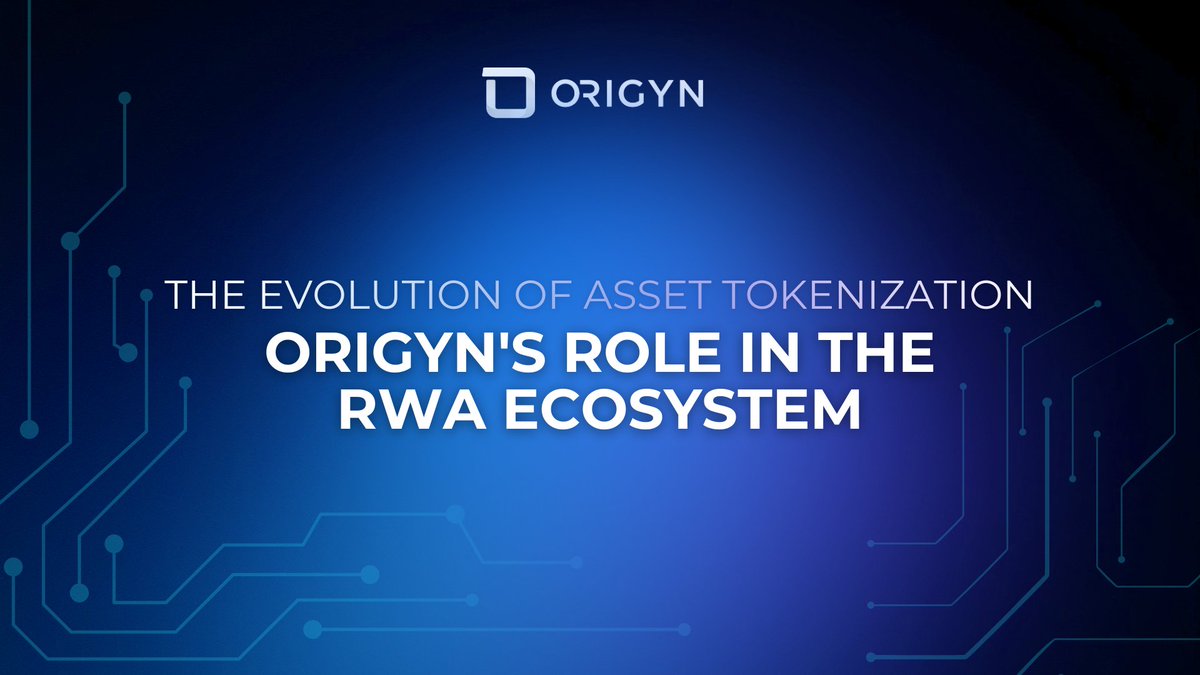 The Evolution of Asset Tokenization: ORIGYN's Role in the #RWA Ecosystem

From early digital representations to today's sophisticated blockchain solutions, asset tokenization has transformed how we perceive ownership and value transfer. Check out this thread! 👇🧵

$OGY $ICP