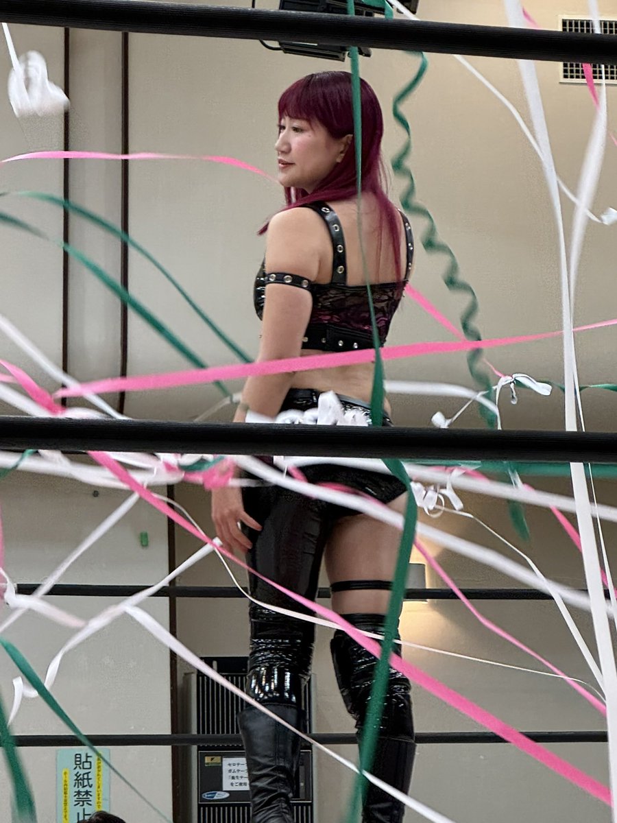 KikakuSuzukawa's tweet photo. PURE-J 板橋グリーンホール大会

中森華子＆神姫楽ミサ vs 春日萌花＆真琴

#PUREJ
#GanPro
#pr_jto https://t.co/AmbYWqMbWf